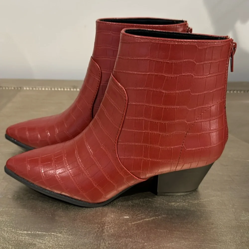 Western ankle boots
